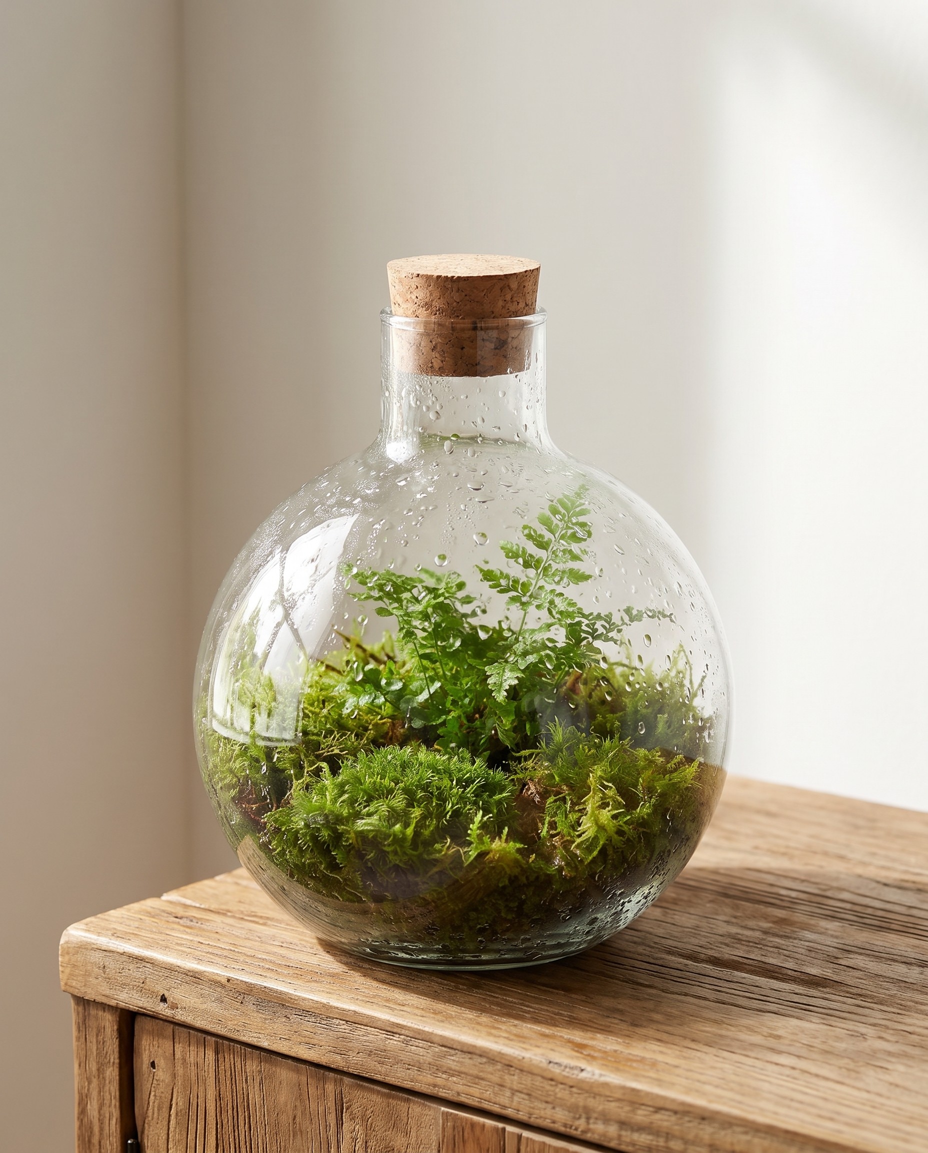 Glass Terrariums: one of the shelf's products in use