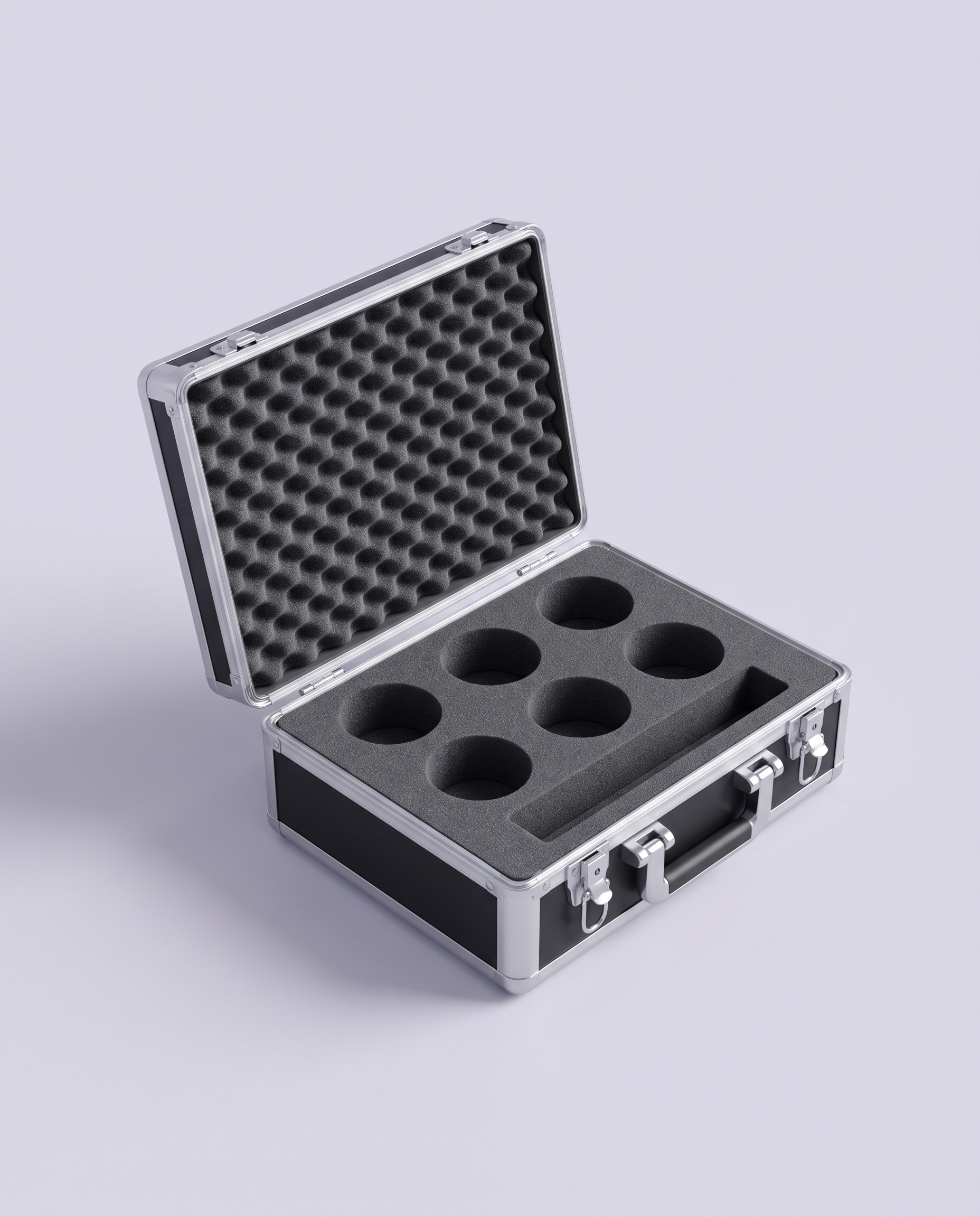 Padded Eyepiece Case, 6 Slots